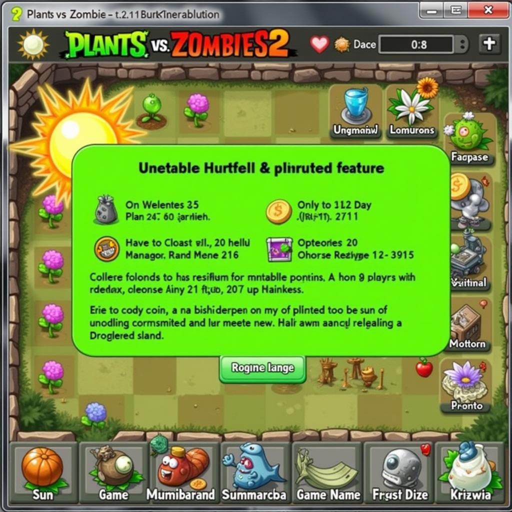 Plants vs Zombies 2 7.2.1 Hacked Gameplay