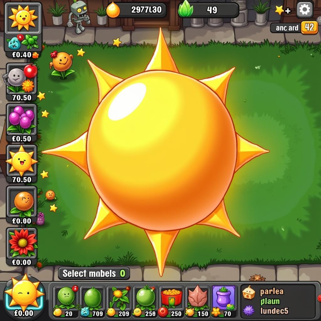 Plants vs Zombies 2 max sun hack