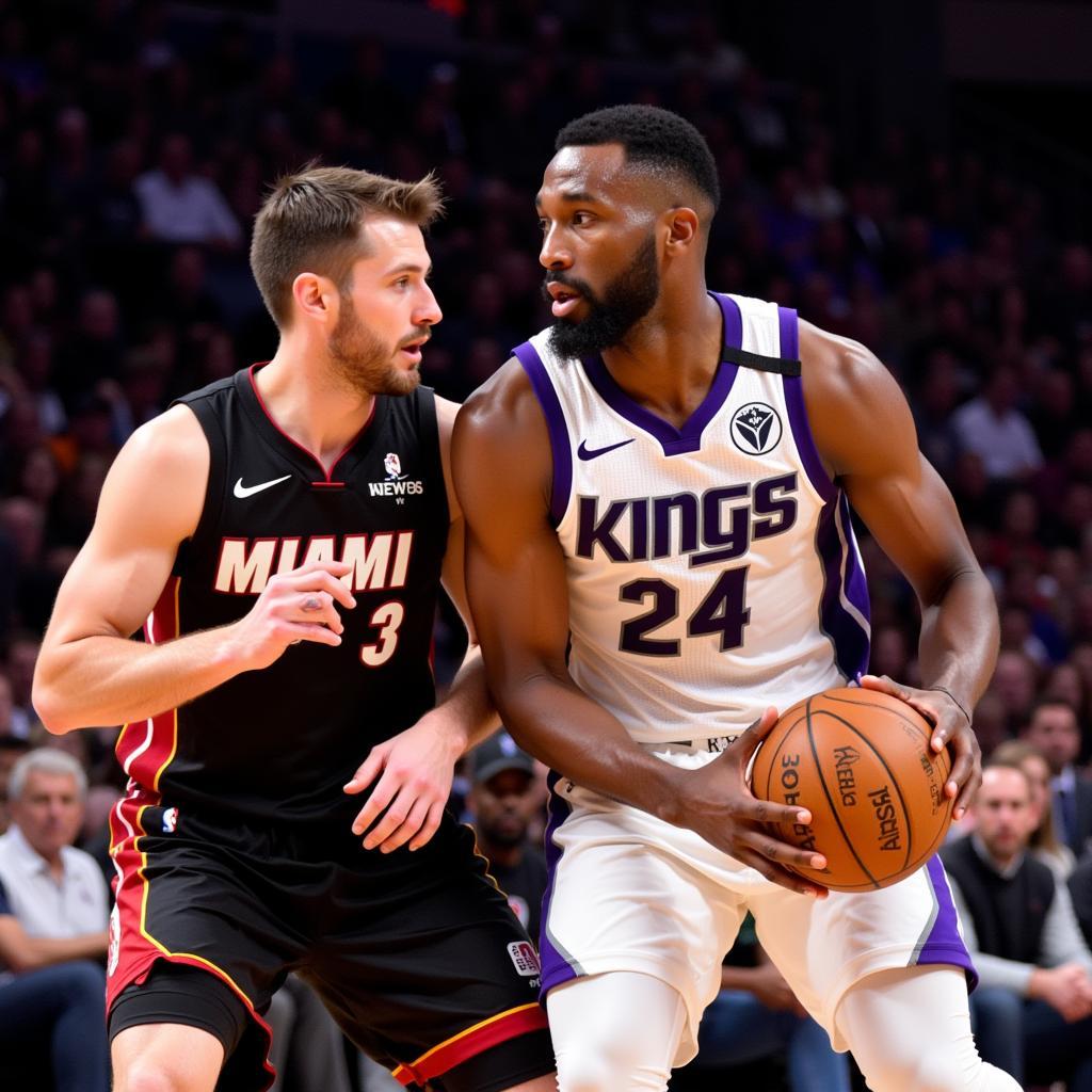 Trận đấu kịch tính giữa Miami Heat và Sacramento Kings