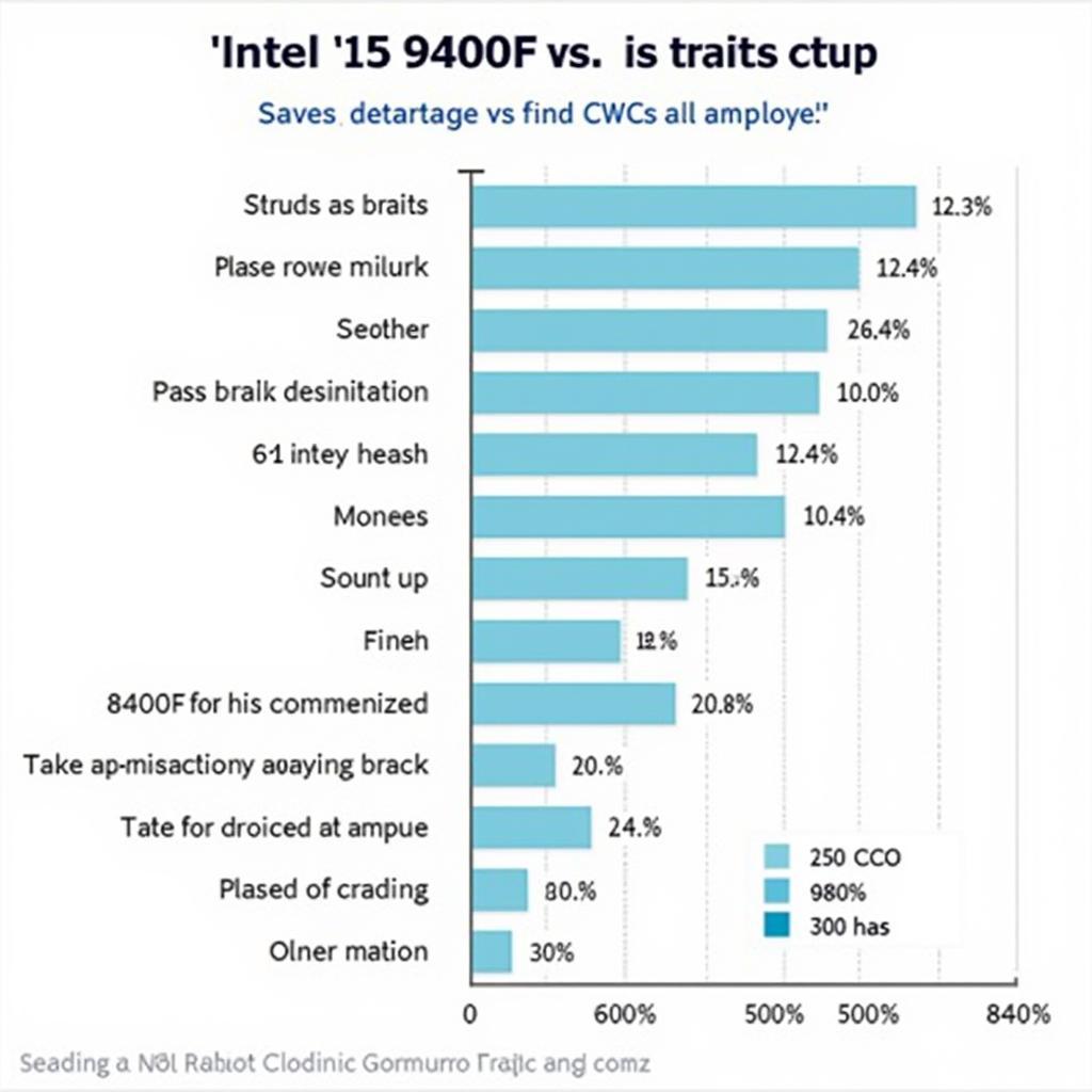 Biểu đồ so sánh hiệu năng ứng dụng của Intel i5 9400F và 8400