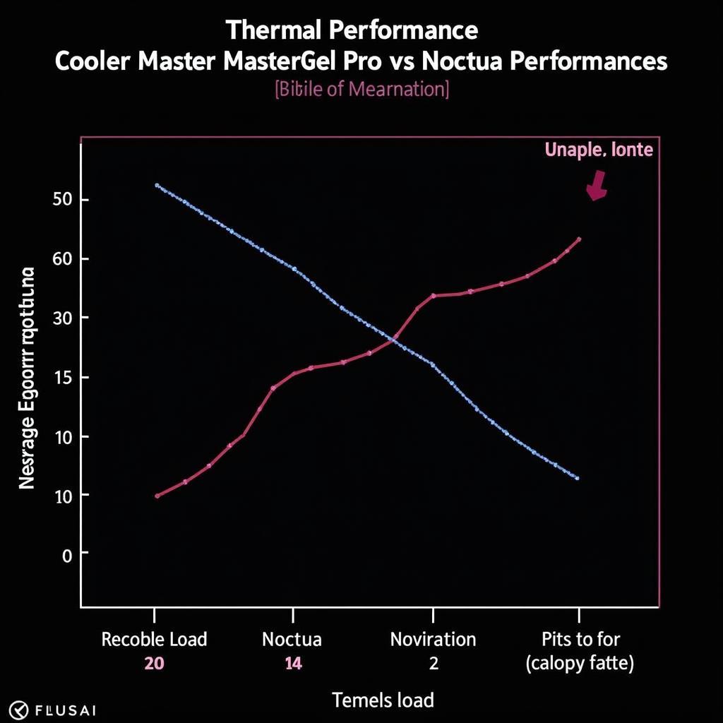 Biểu đồ hiệu năng tản nhiệt của Cooler Master MasterGel Pro và Noctua NT-H1