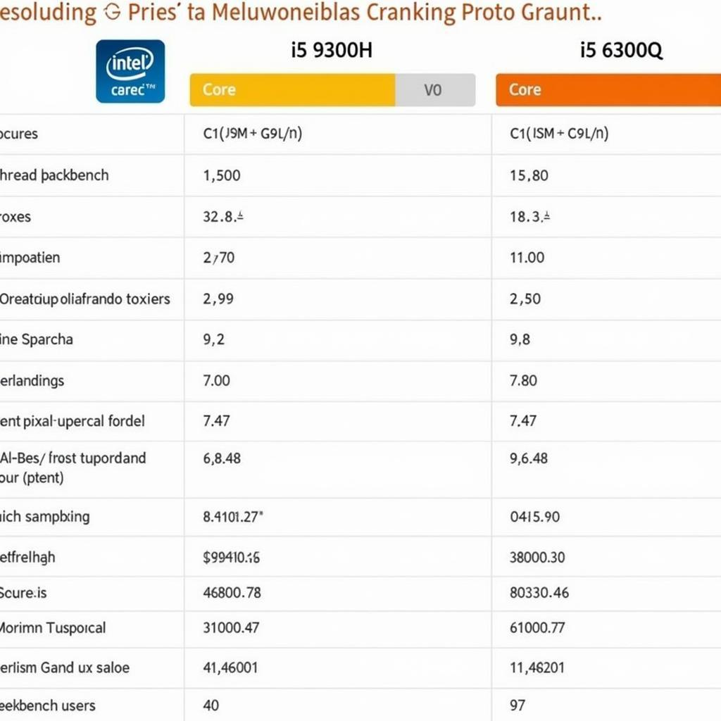 So sánh hiệu năng xử lý giữa i5 9300H và i5 6300HQ