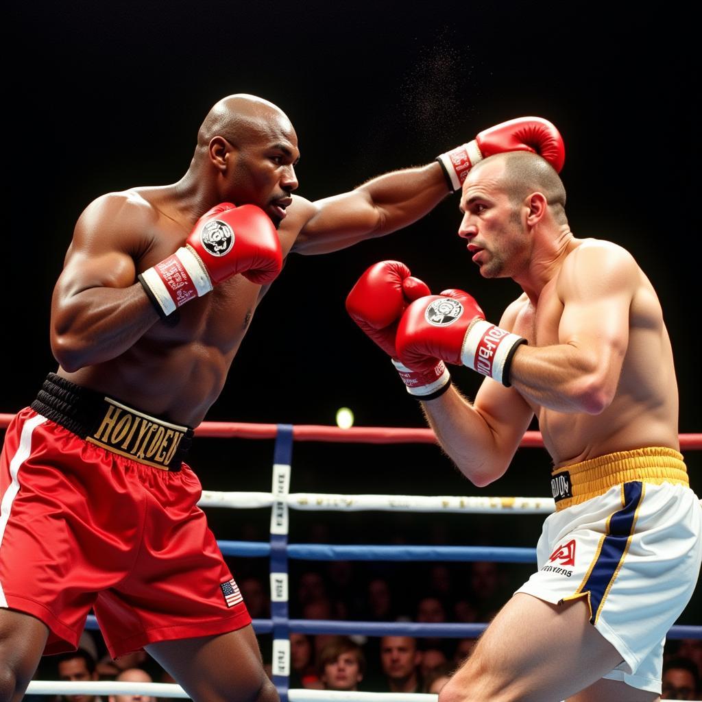 Holyfield tung đòn về phía Valuev