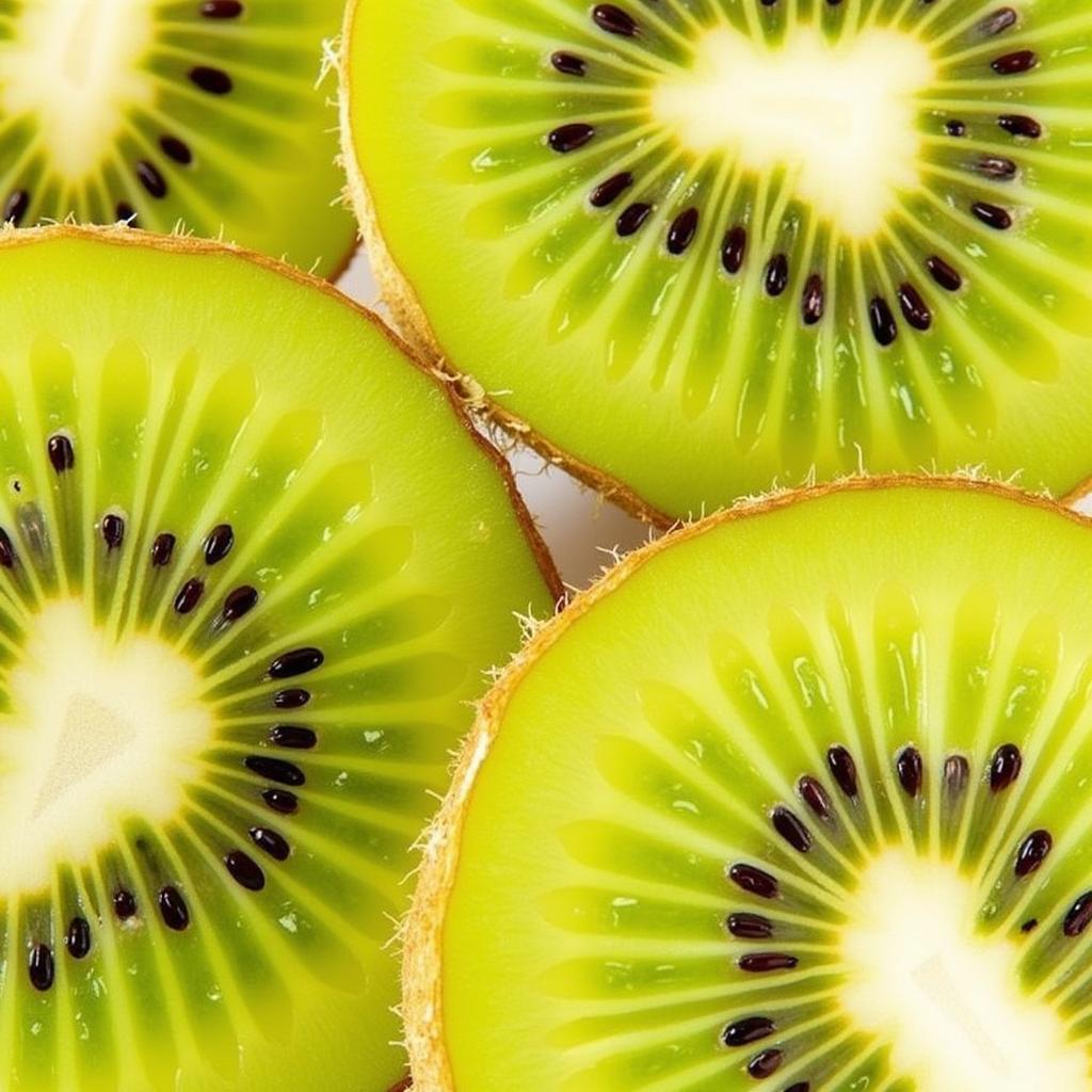 Hương vị và kết cấu của quả ổi và quả kiwi