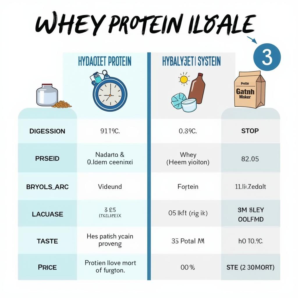 So sánh hydrolyzed protein và isolate