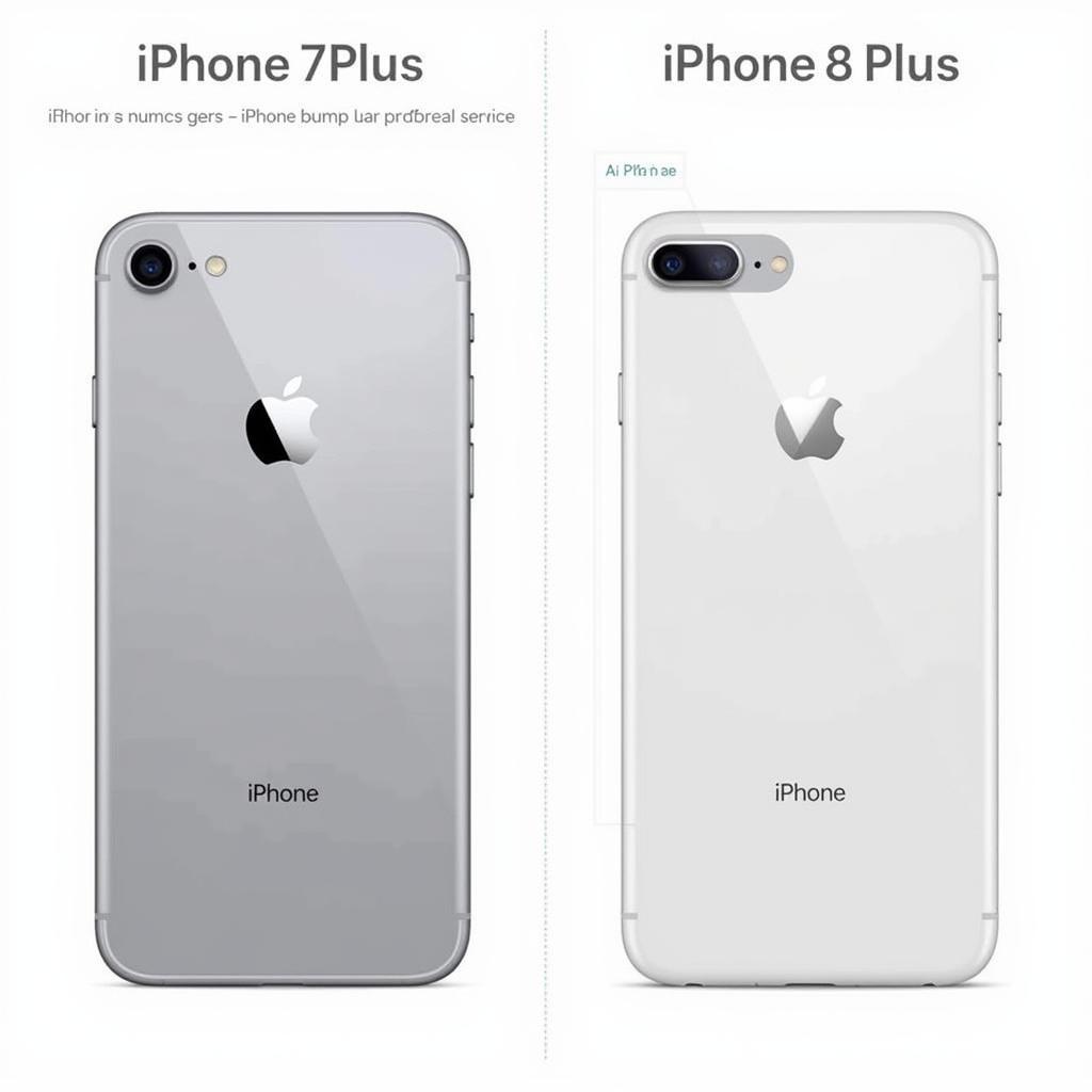 iPhone 7 Plus vs 8 Plus design