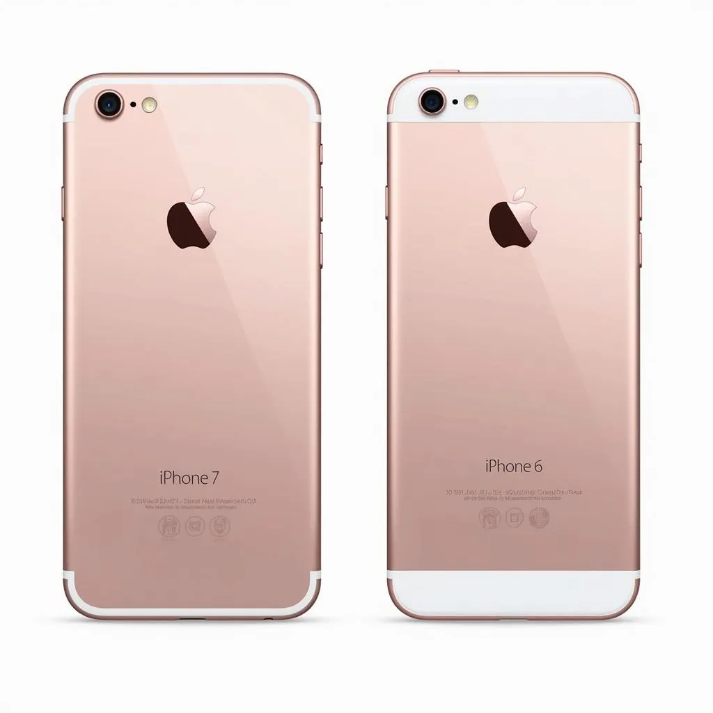 So sánh thiết kế iPhone 7 và iPhone 6s