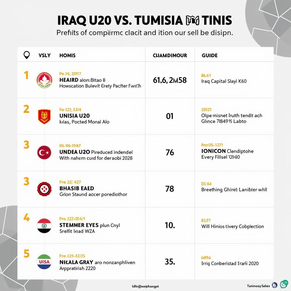 Dự đoán kết quả trận đấu Iraq U20 vs Tunisia U20