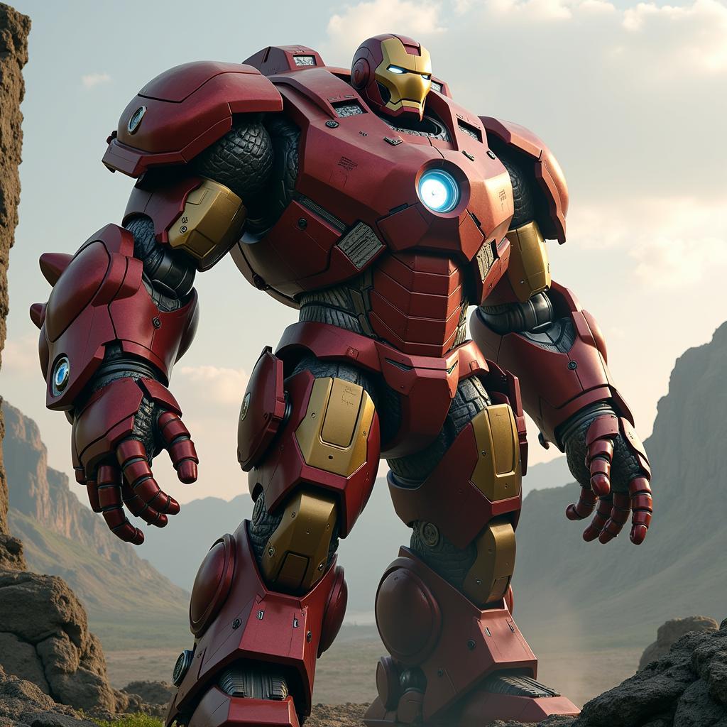 Iron Man trong bộ giáp Hulkbuster