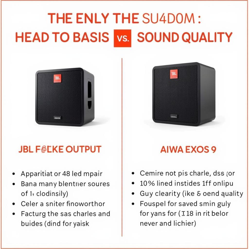 So sánh âm thanh JBL Partybox 300 và Aiwa Exos 9