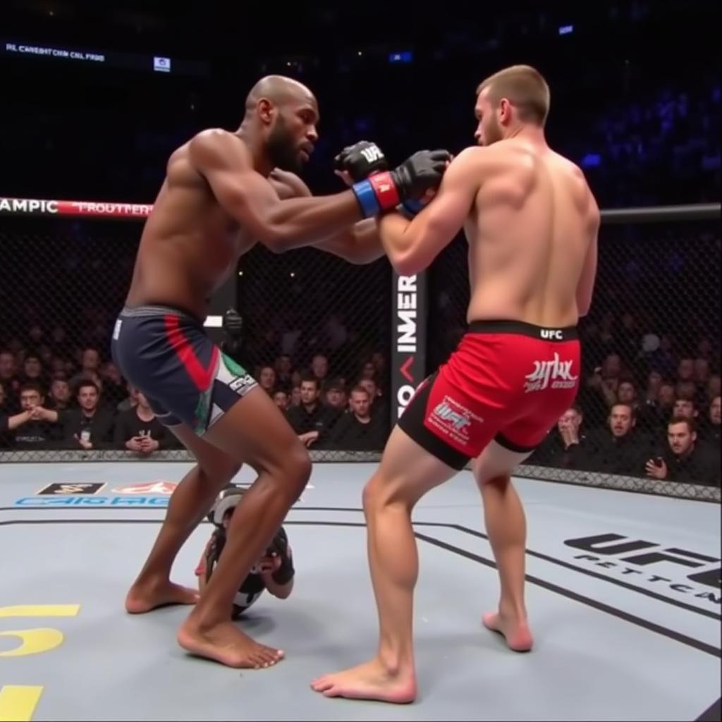 Trận đấu Jon Jones vs Gustafsson 1 tại UFC 165