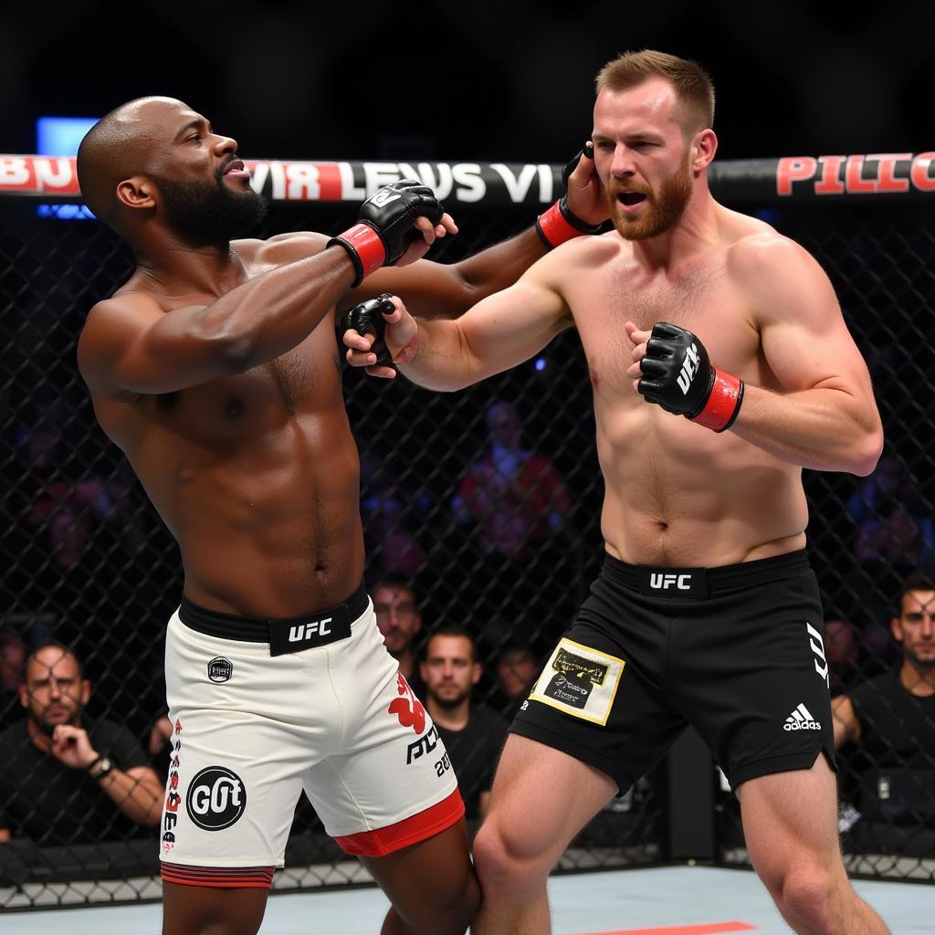 Jon Jones knockout Gustafsson tại UFC 232