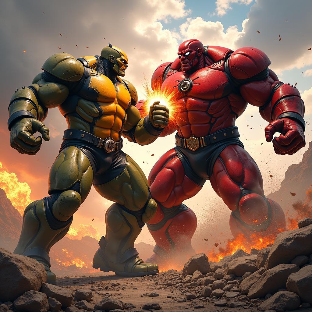 Juggernaut vs Colossus - Trận chiến kịch liệt