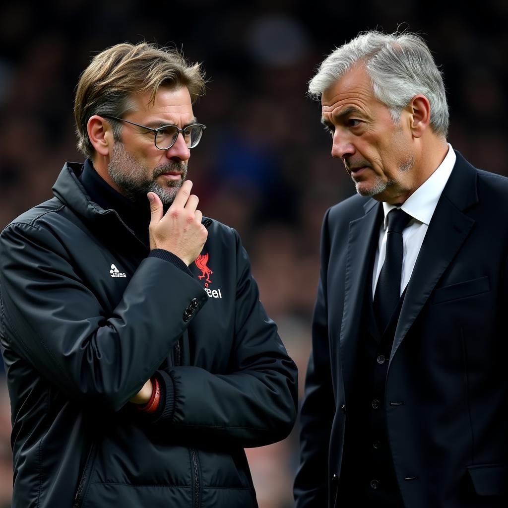 HLV Jurgen Klopp và Carlo Ancelotti