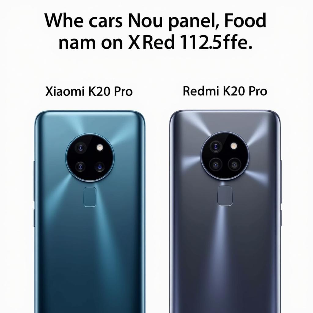 Xiaomi K20 Pro and Redmi K20 Pro Design Comparison