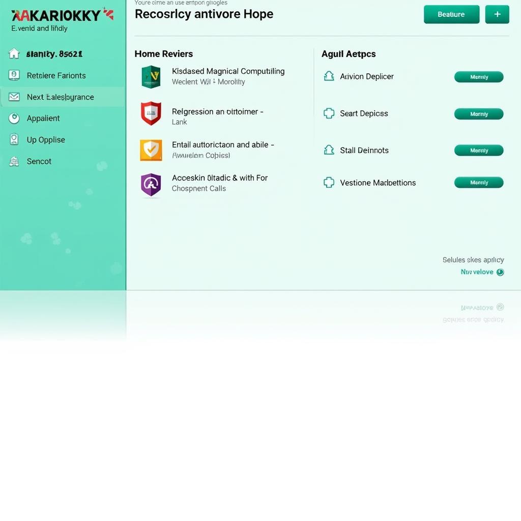 Giao diện Kaspersky