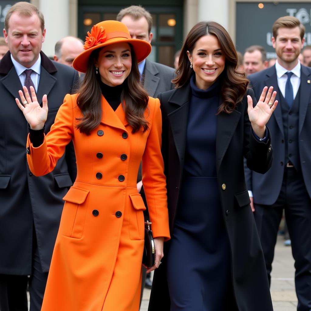 Kate và Meghan cùng tham gia sự kiện Hoàng gia