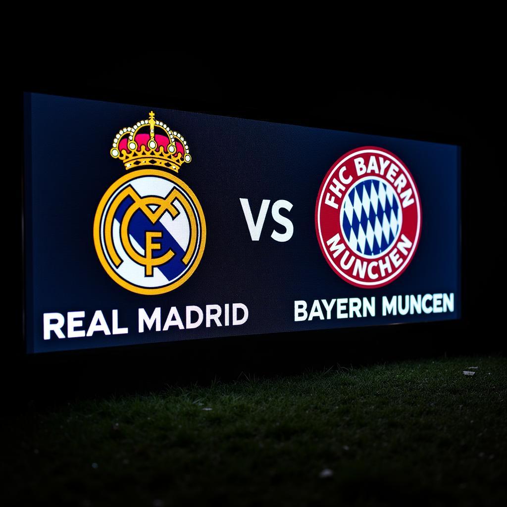 Kết quả Real Madrid vs Bayern Munich