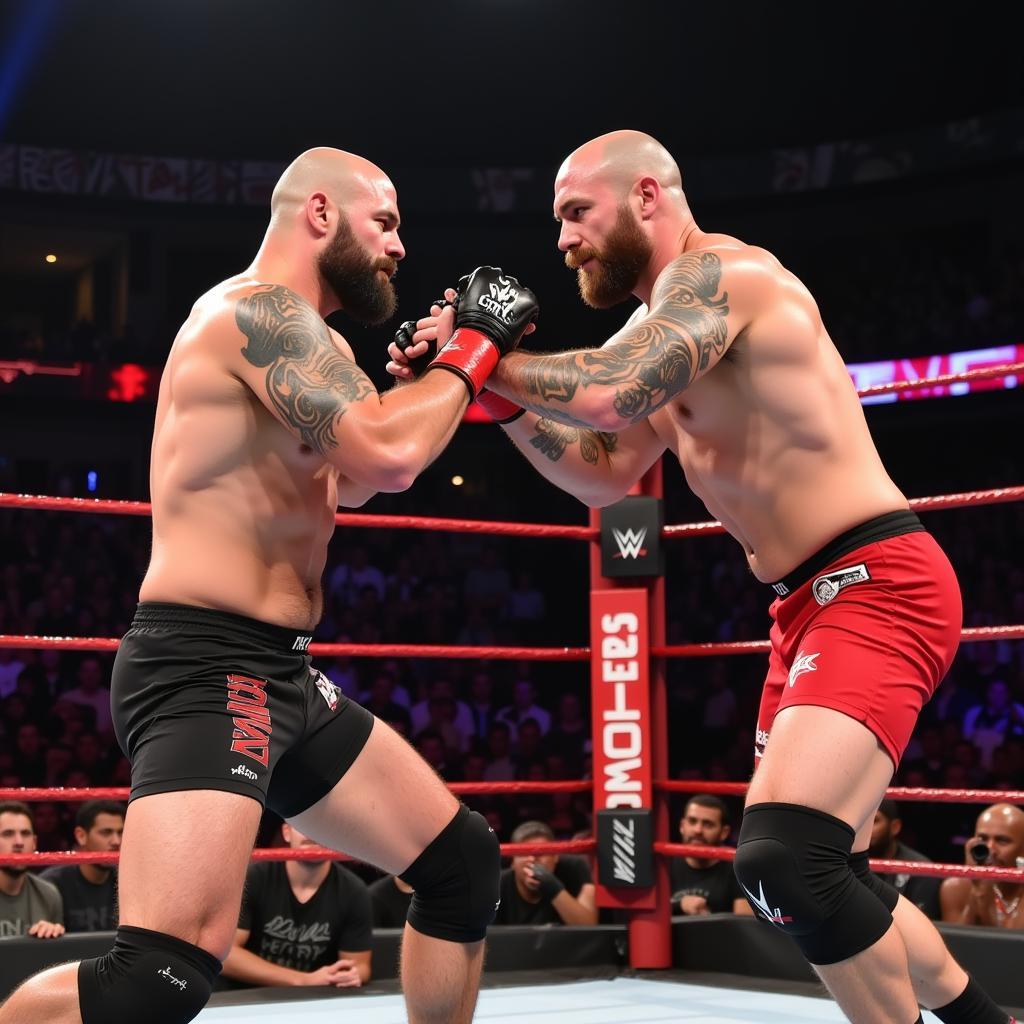 Kevin Owens và Cesaro đối đầu nảy lửa