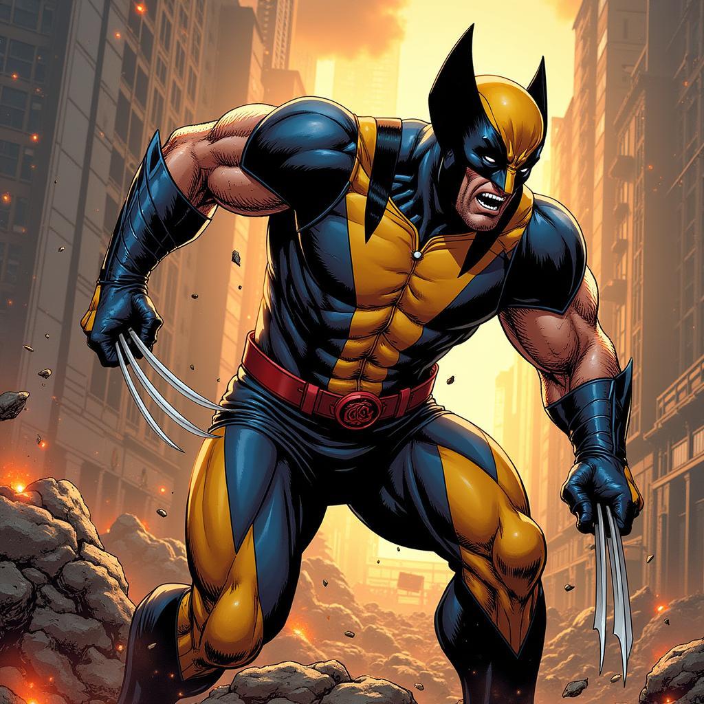 Wolverine hồi phục sau khi bị thương nặng