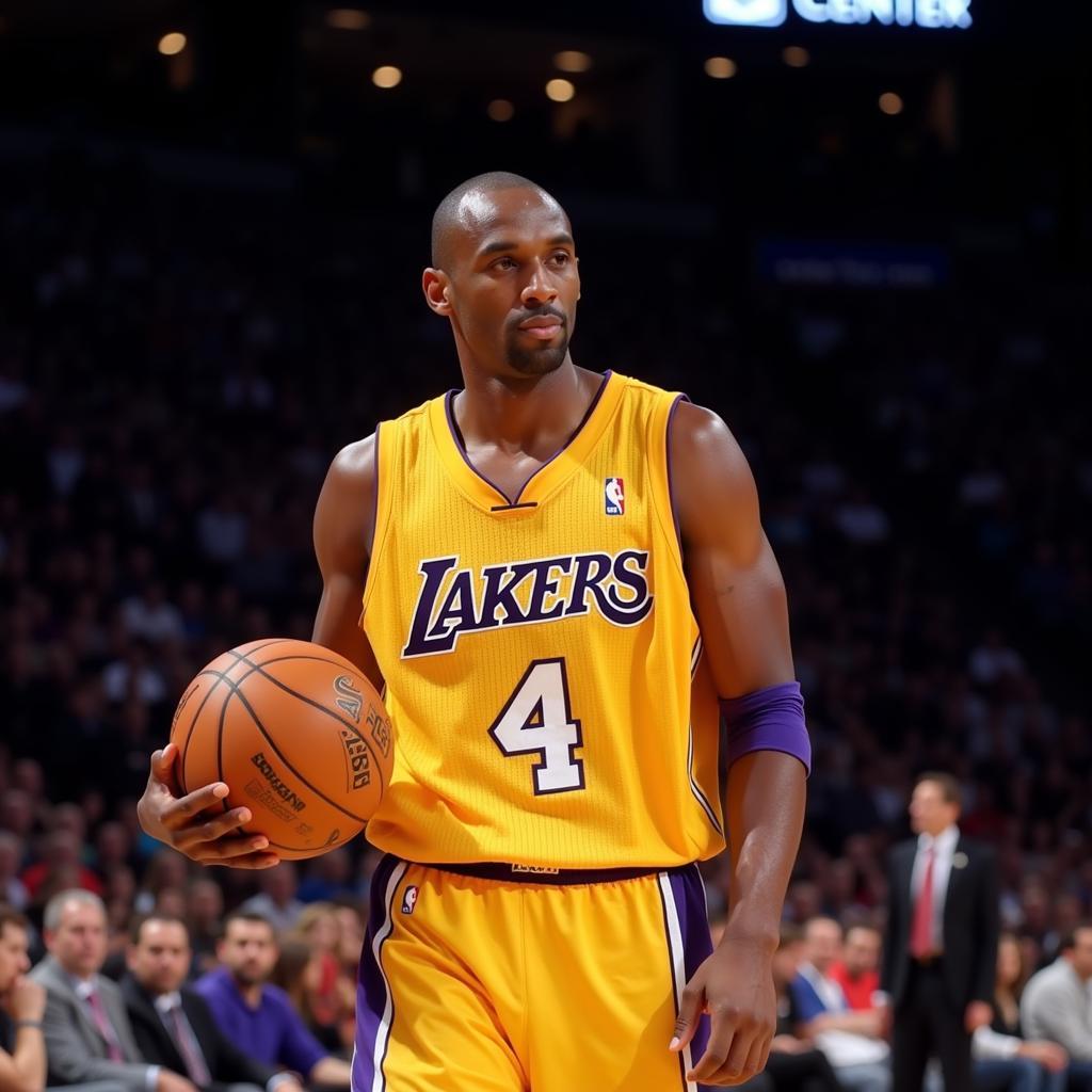 Kobe Bryant trong màu áo Lakers