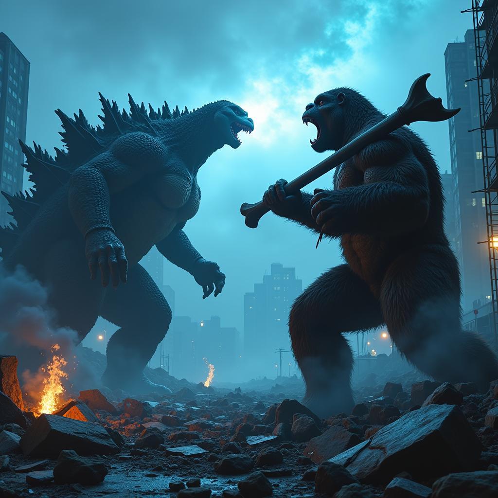 Kong đối đầu Godzilla