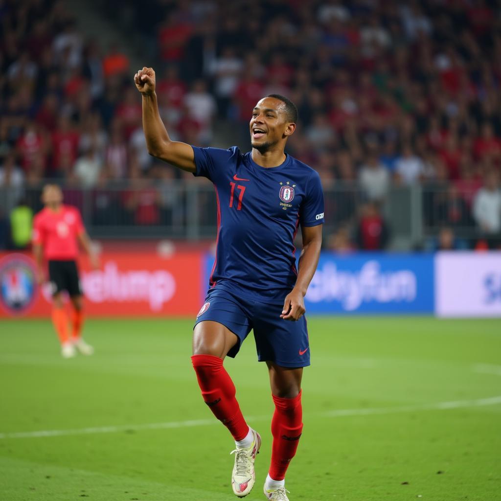 Kylian Mbappé ghi bàn