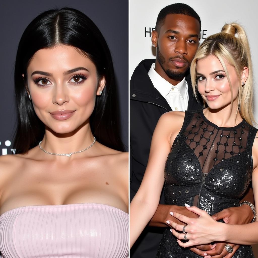 Kylie Jenner, Tyga và Travis Scott