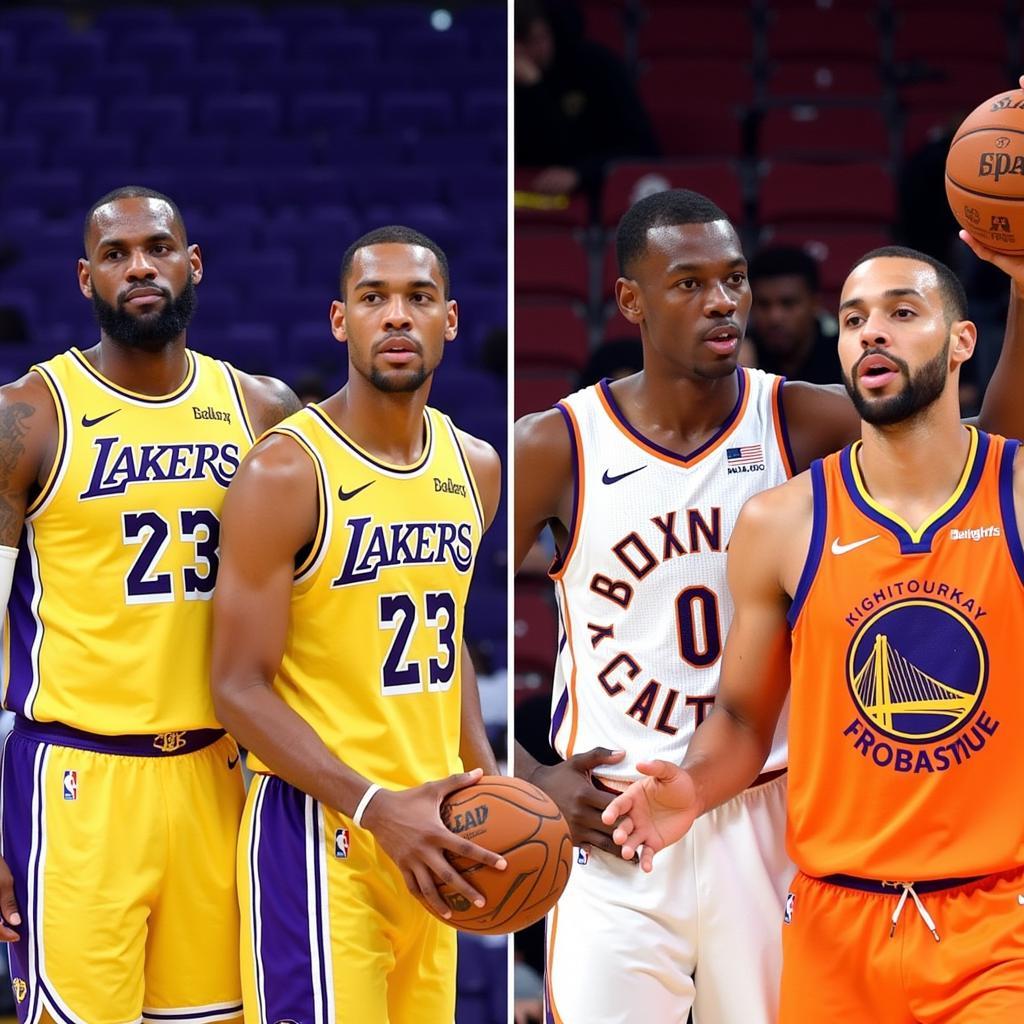 Lakers vs Suns: Cuộc chiến của những ngôi sao