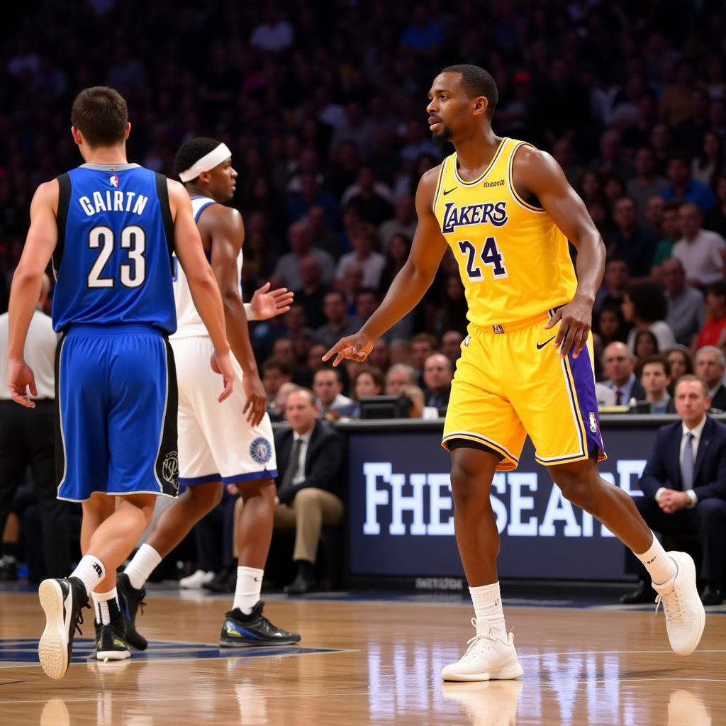 Lakers vs Mavericks trận đấu kinh điển