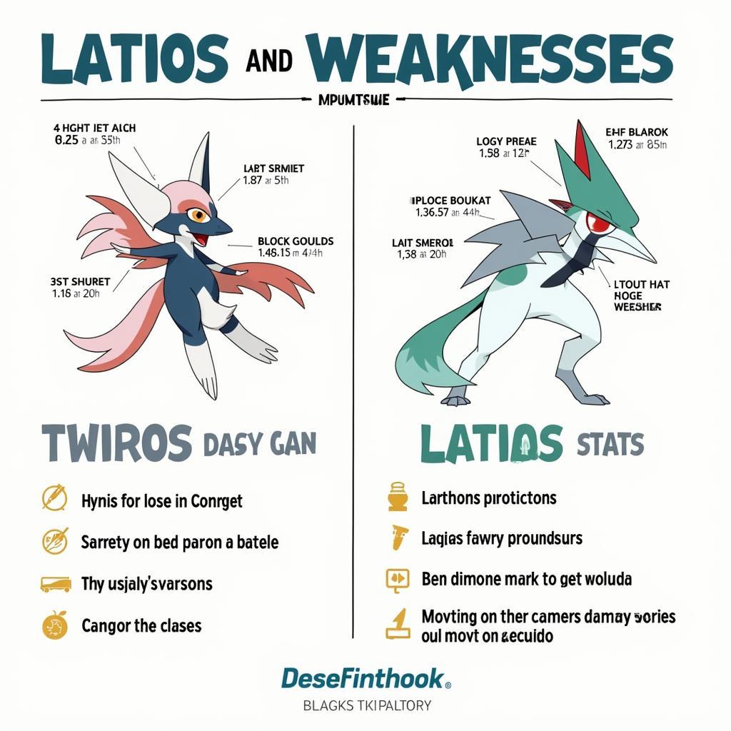 Điểm mạnh và điểm yếu của Latios và Latias