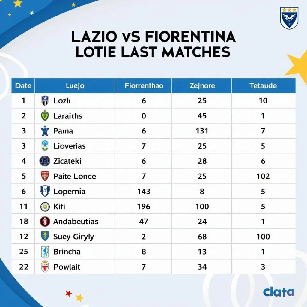 Lịch sử đối đầu Lazio vs Fiorentina