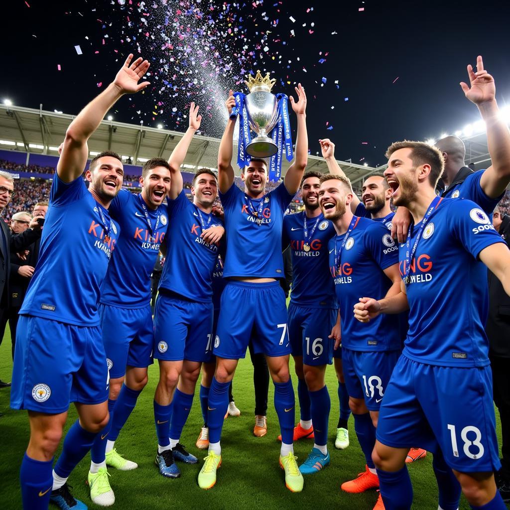 Leicester City vô địch Ngoại Hạng Anh