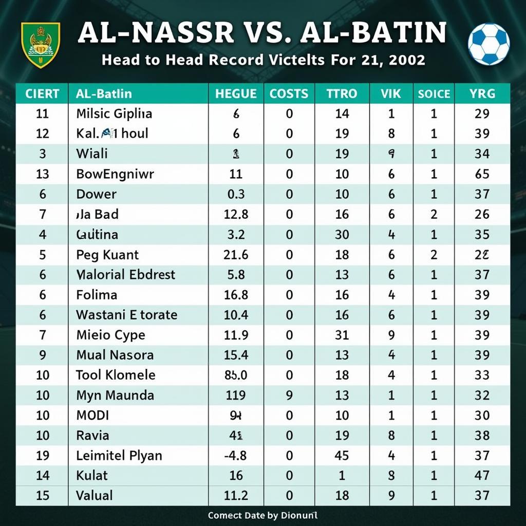 Lịch sử đối đầu Al-Nassr vs Al-Batin