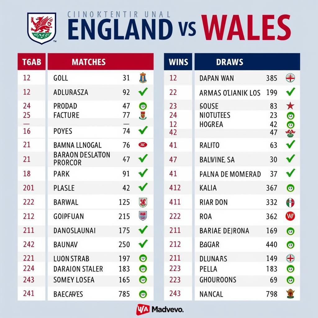 Lịch sử đối đầu Anh vs Xứ Wales