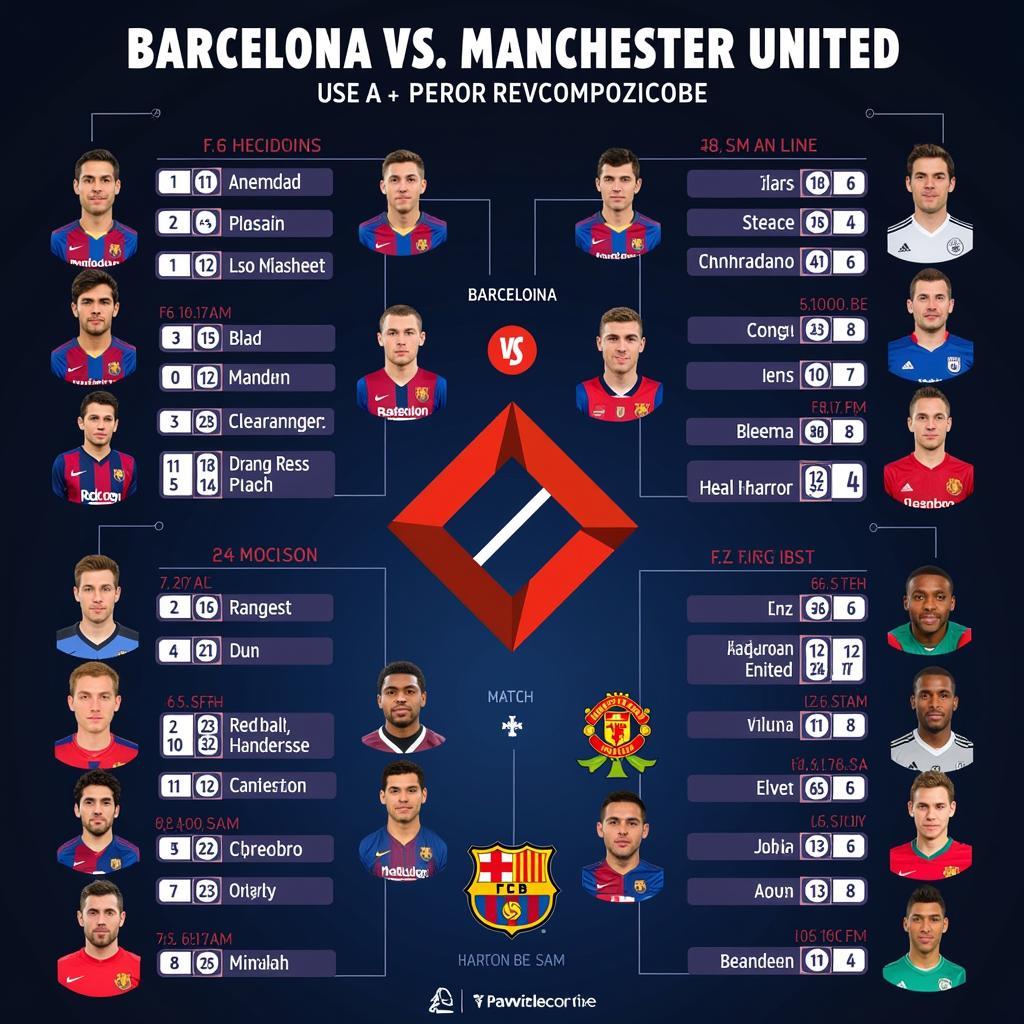 Lịch sử đối đầu Barca MU qua các năm