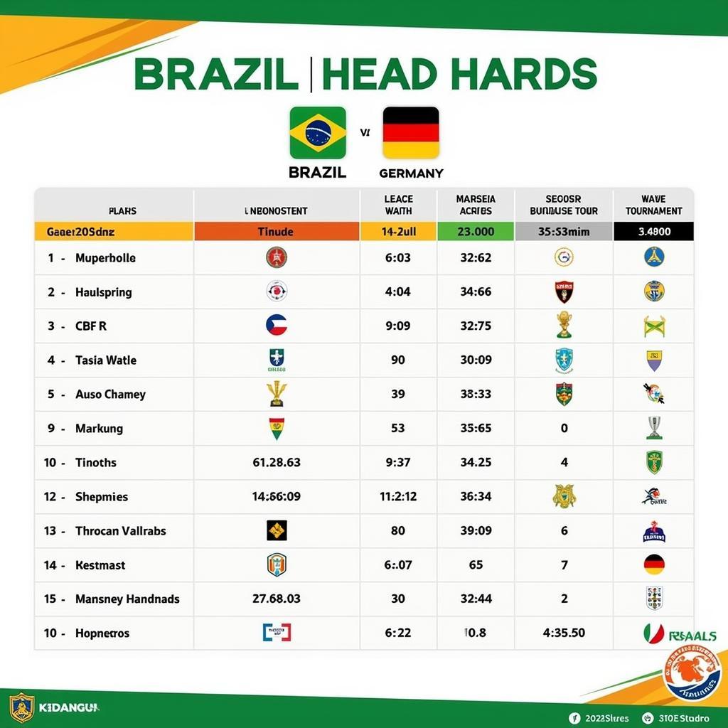 Lịch sử đối đầu Brazil vs Đức