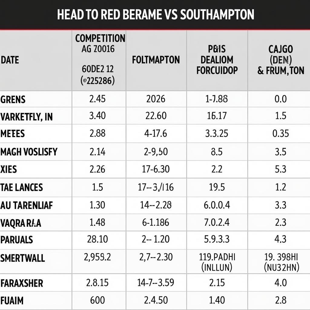 Lịch sử đối đầu giữa Fulham và Southampton