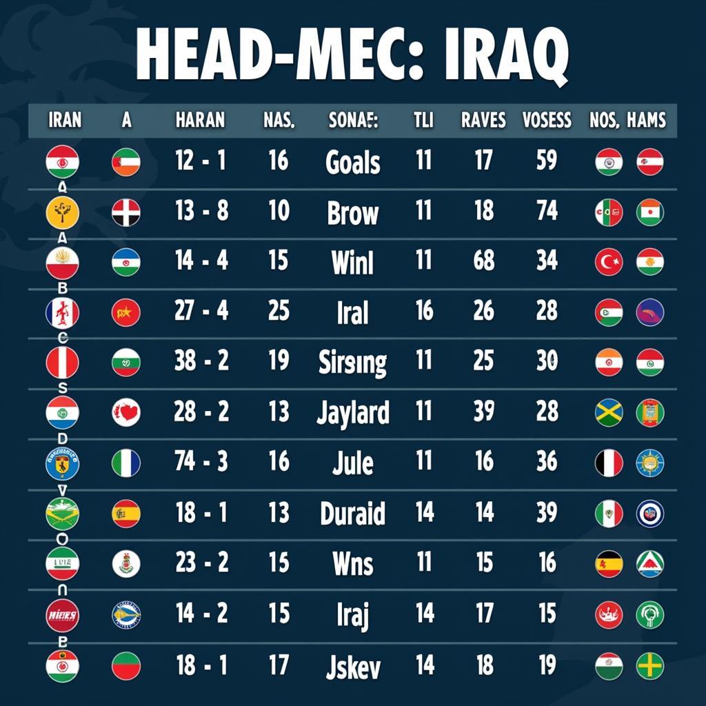 Iran vs Iraq Head-to-Head History