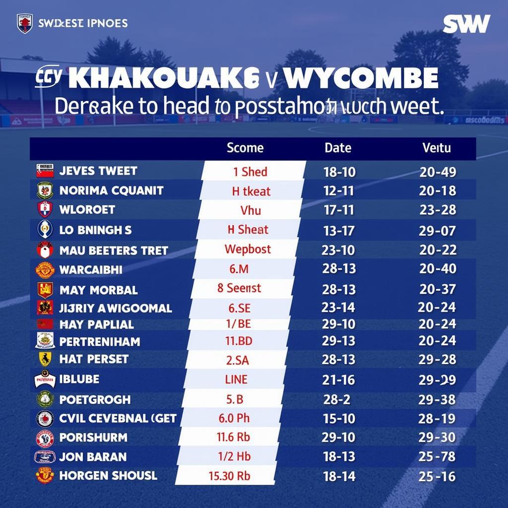 Lịch sử đối đầu Portsmouth vs Wycombe