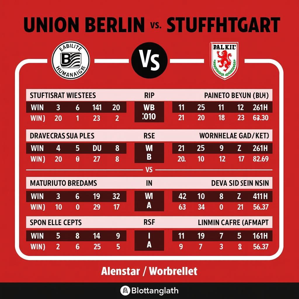 Lịch sử đối đầu Union Berlin vs Stuttgart