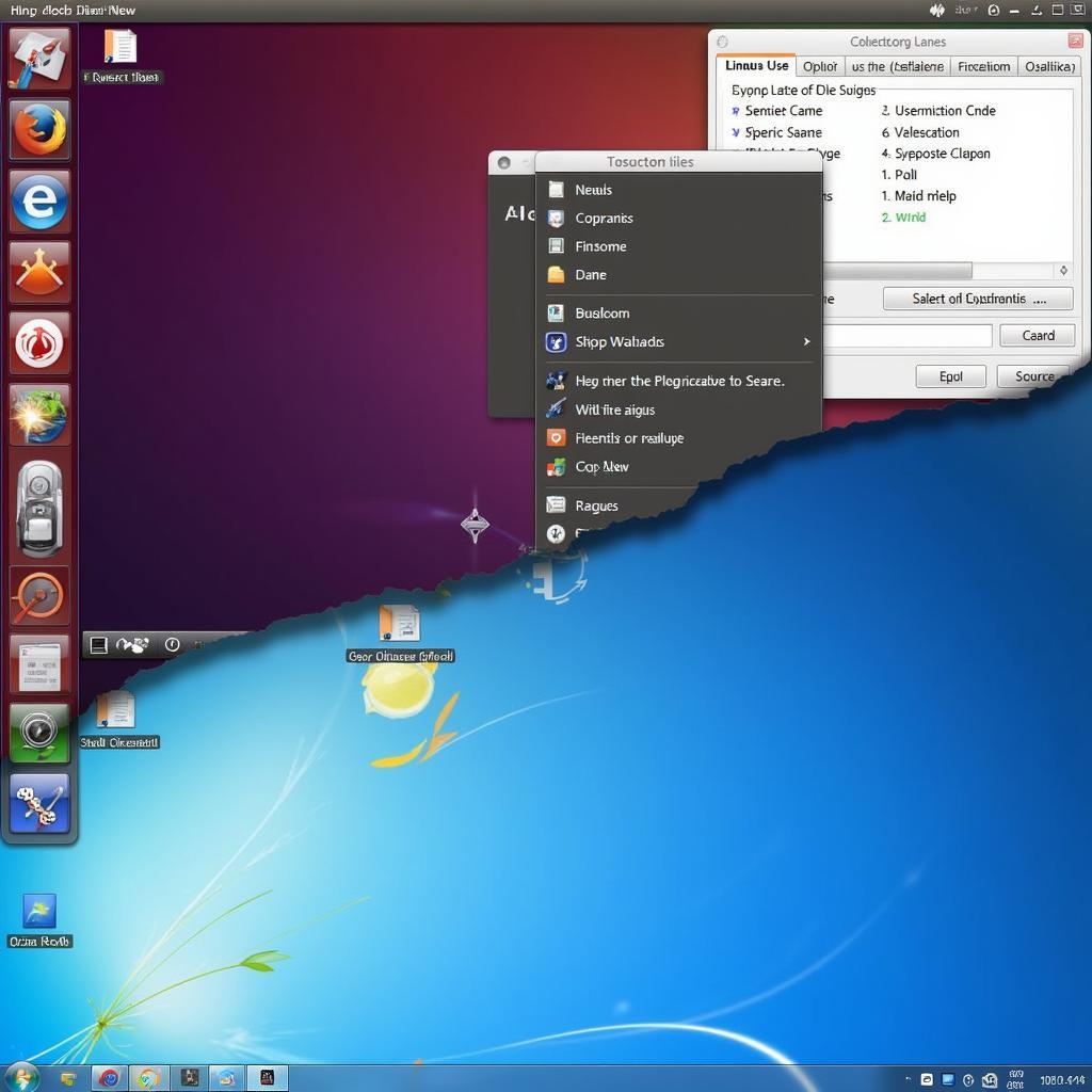 Giao diện Linux và Windows