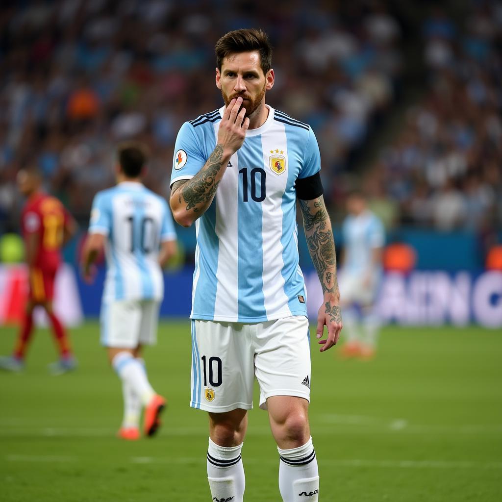 Lionel Messi thất vọng World Cup 2022