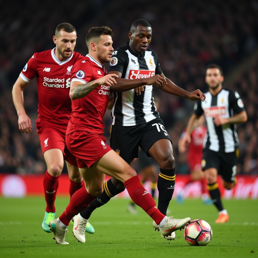 Liverpool vs Newcastle đối đầu