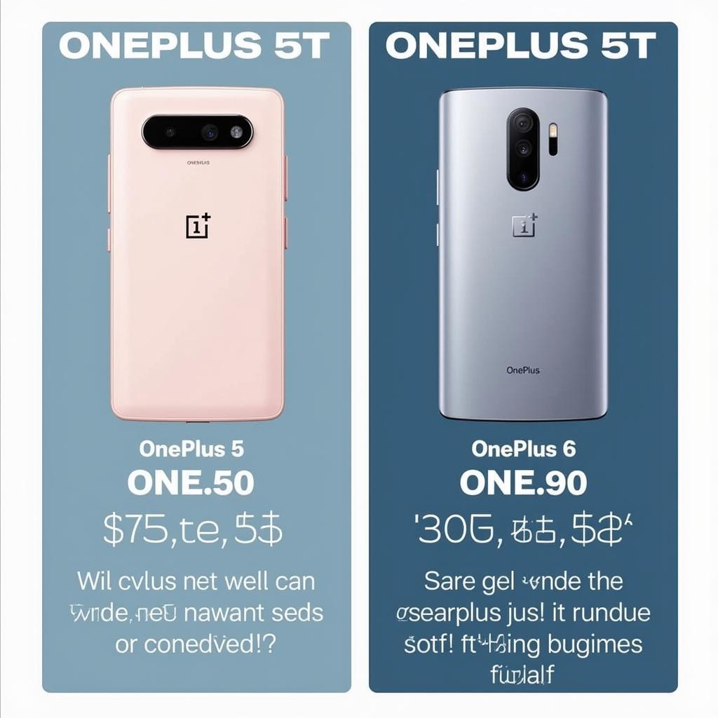 Lựa chọn OnePlus 5T hay 6?