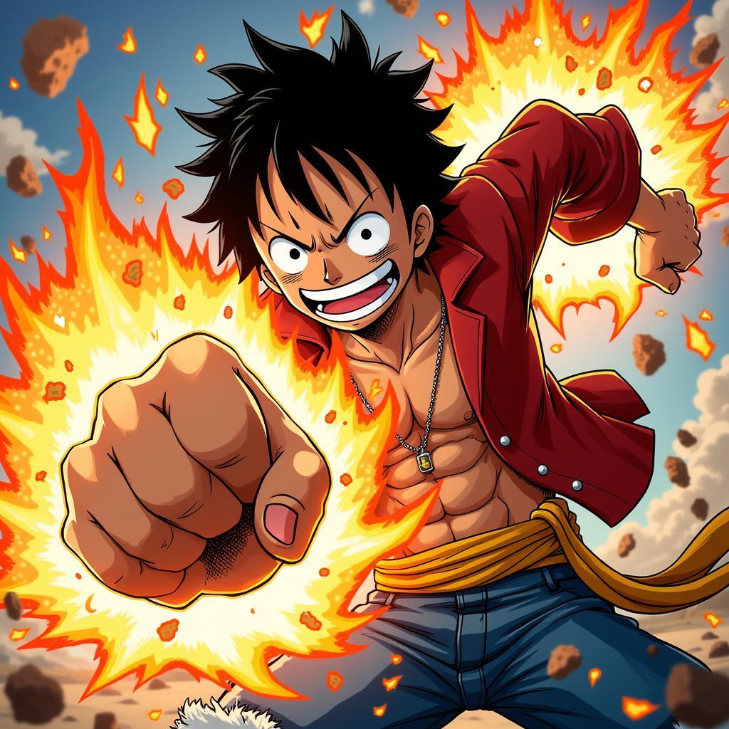 Luffy Cú Đấm Phẫn Nộ