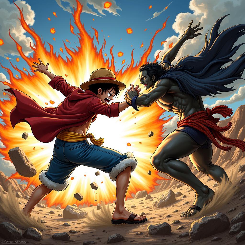 Luffy Vs Bullet Diễn Biến