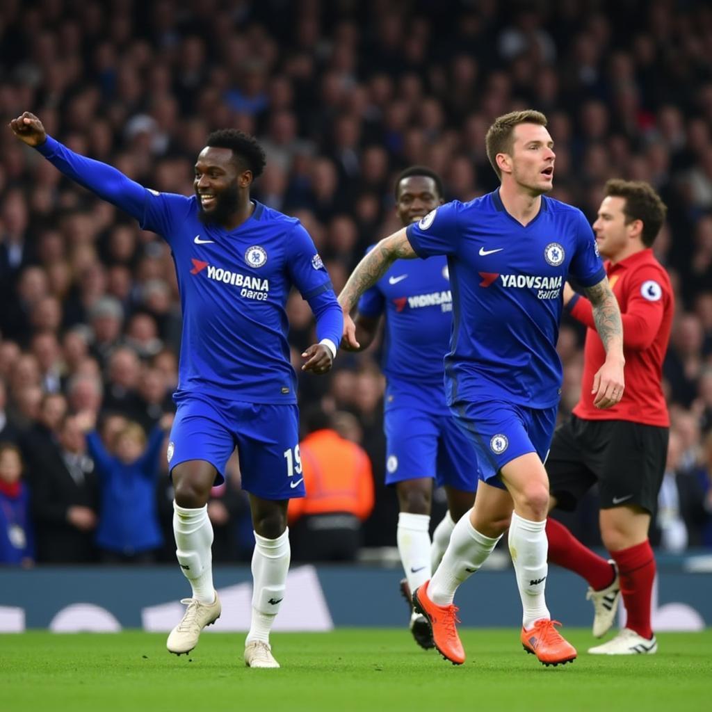 Lukaku tỏa sáng trong màu áo Chelsea