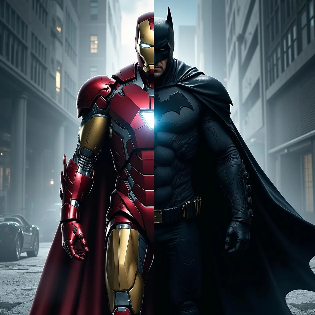 Lý tưởng đối lập của Iron Man và Batman