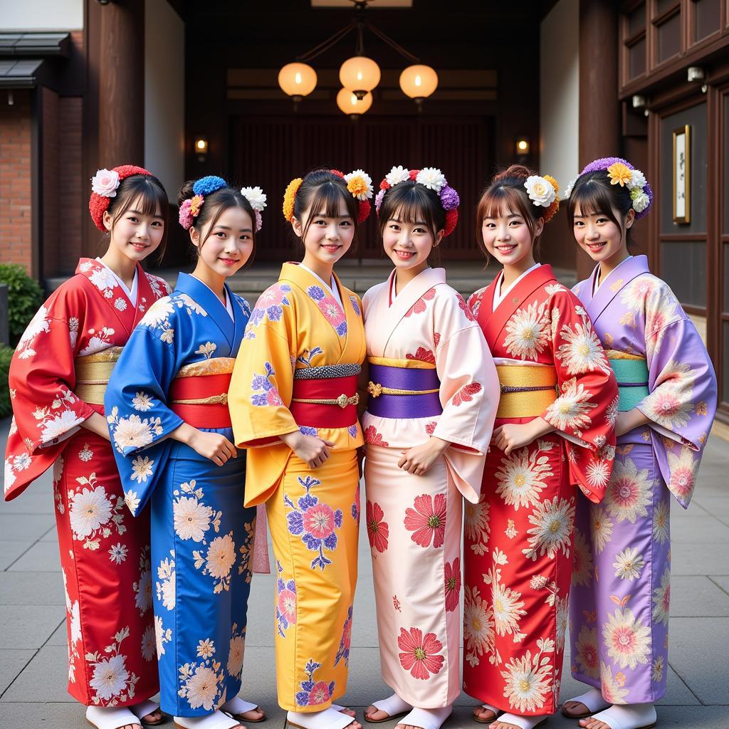 Mặc Furisode Trong Lễ Thành Nhân